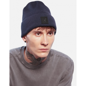 Kangol Patch Beanie Navy